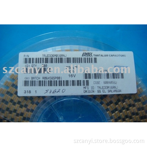 SMD Tantalum Capacitor TAJD336M016RNJ